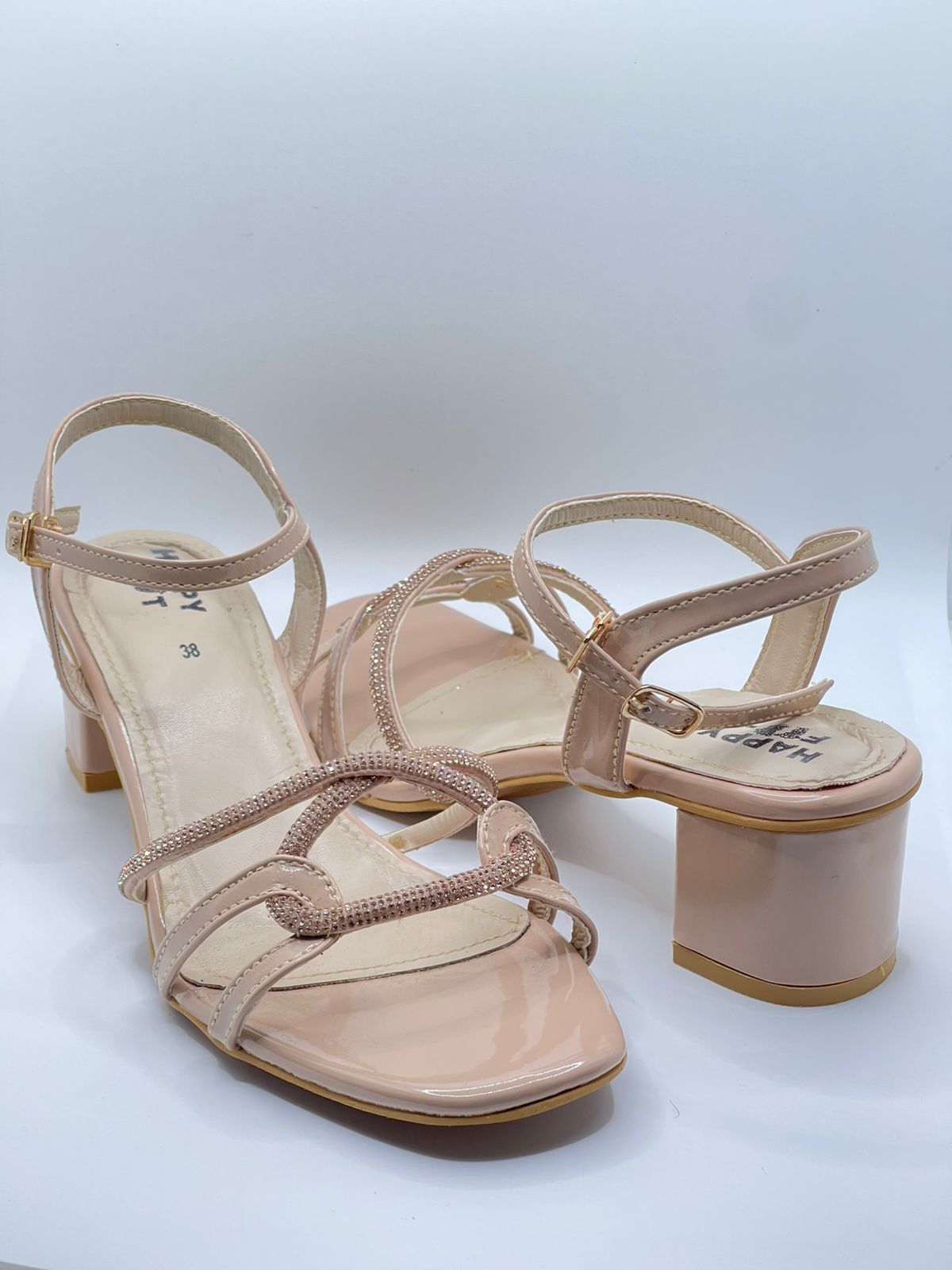 Chunky Mid-Height Block Heel