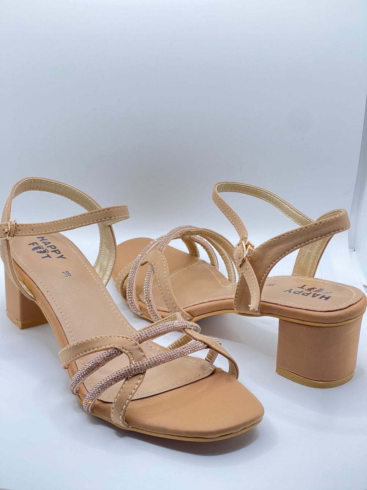 Chunky Mid-Height Block Heel
