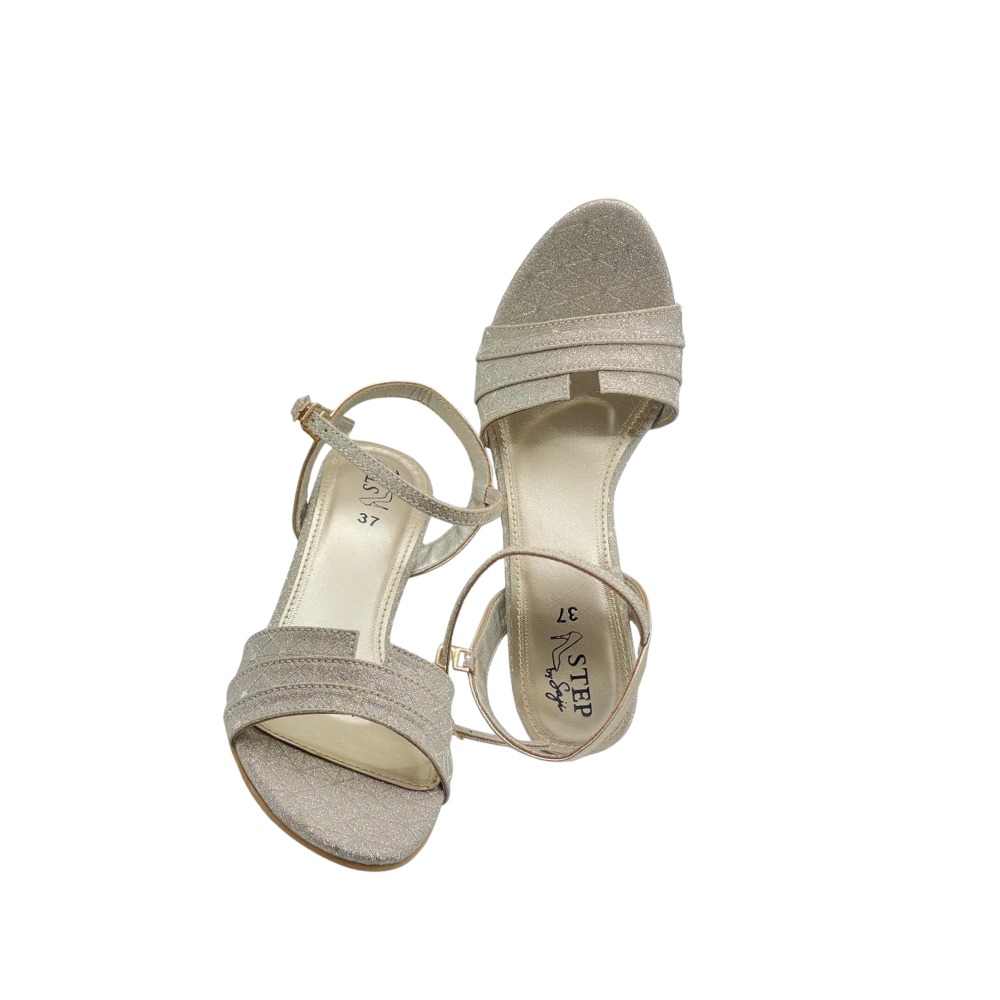 Rose Gold Shimmer Wedges - Mehndi and Mayun Comfort King!