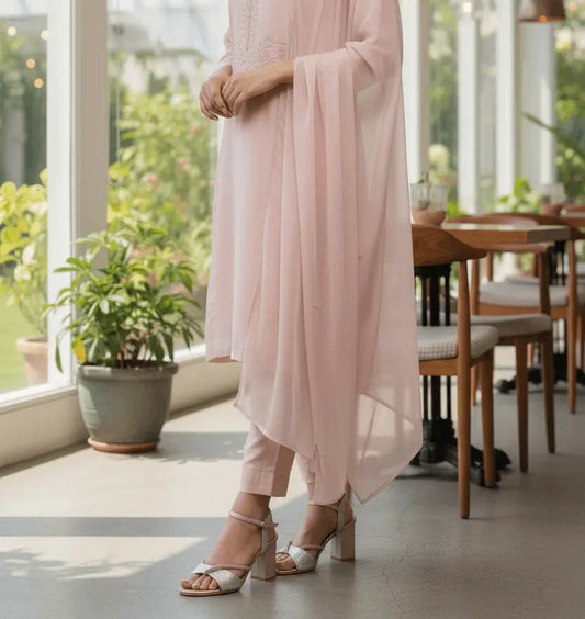 Chunky Mid-Height Block Heel